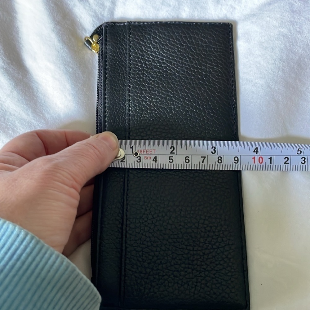 Lodis |Black|Olivia|Leather |Pebbled|Wristlet|Removable Card Stacker Insert|NWOT - Picture 16 of 16
